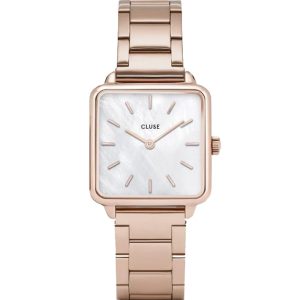 Cluse La Tétragone Steel White Pearl, Rose Gold Colour CL60027S